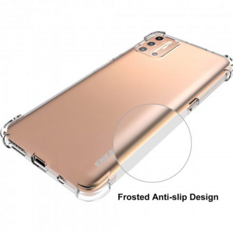 Case Moto G9 Plus Transparent Enkay