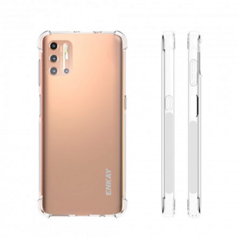 Case Moto G9 Plus Transparent Enkay