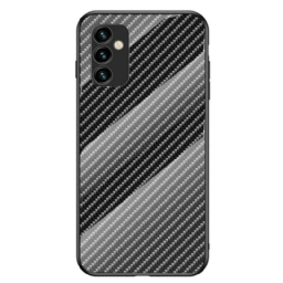 Case Samsung Galaxy M23 5G Carbon Fiber Karkaistu Lasi