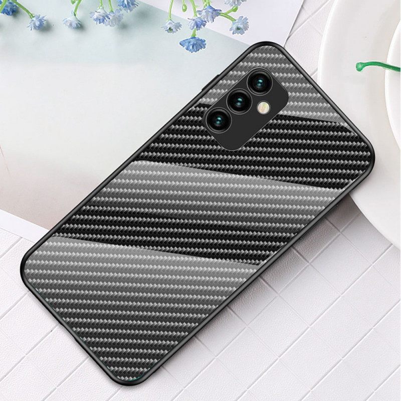 Case Samsung Galaxy M23 5G Carbon Fiber Karkaistu Lasi