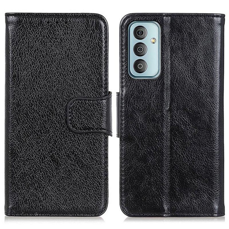 Flip Case Samsung Galaxy M23 5G Haljattu Nappanahka