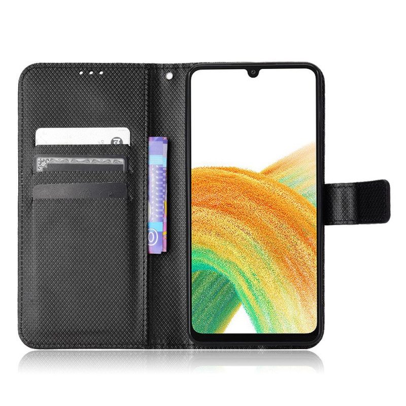 Flip Case Samsung Galaxy M23 5G Kuvioitu Kuvio Hihnalla