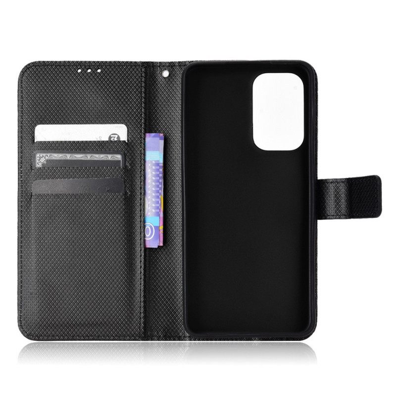 Flip Case Samsung Galaxy M23 5G Kuvioitu Kuvio Hihnalla