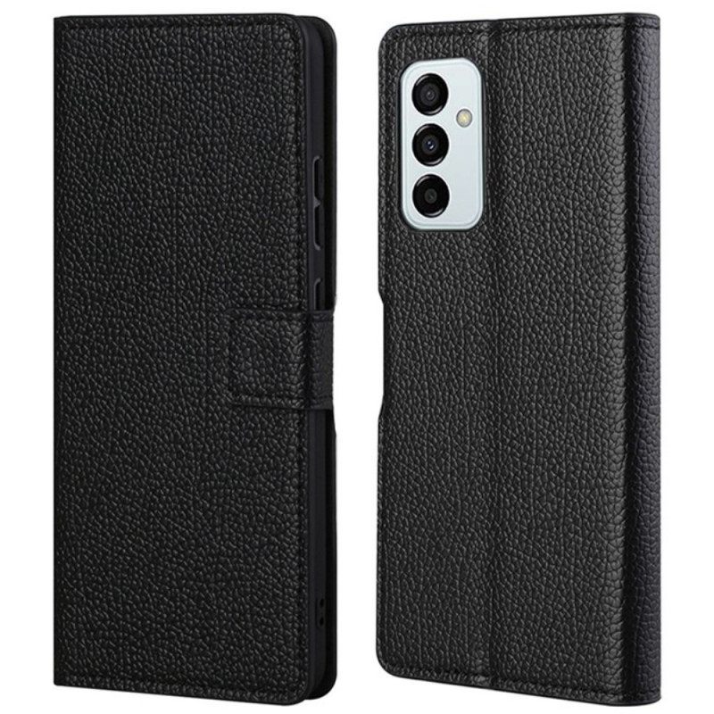 Flip Case Samsung Galaxy M23 5G Litchin Nahkarakenne