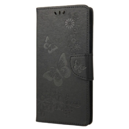 Flip Case Samsung Galaxy M23 5G Suojaketju Kuori Thong Butterflies