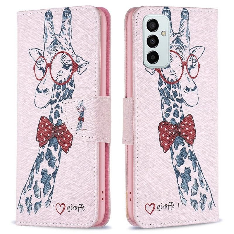 Kotelot Samsung Galaxy M23 5G Brainy Giraffe