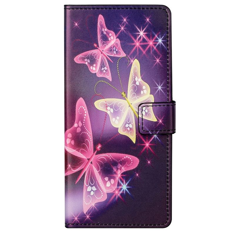 Kotelot Samsung Galaxy M23 5G Butterflies Perhoset