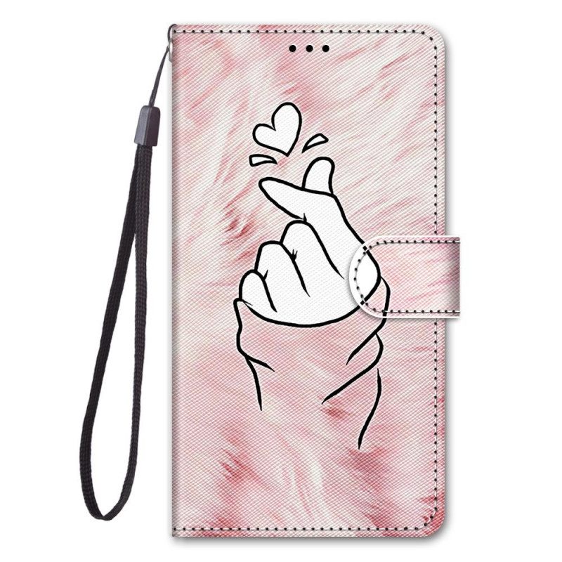 Kotelot Samsung Galaxy M23 5G Finger Heart