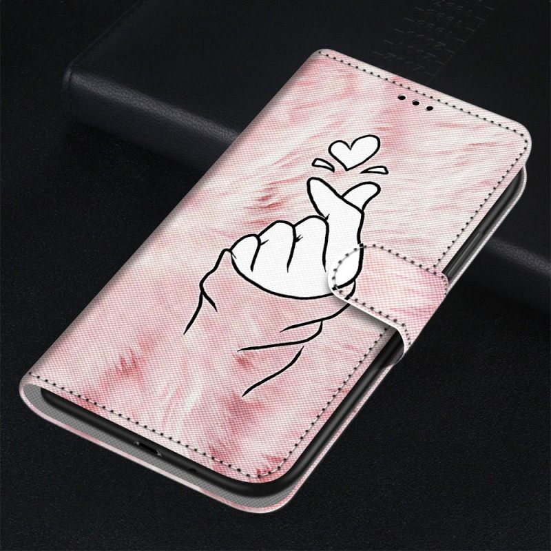 Kotelot Samsung Galaxy M23 5G Finger Heart