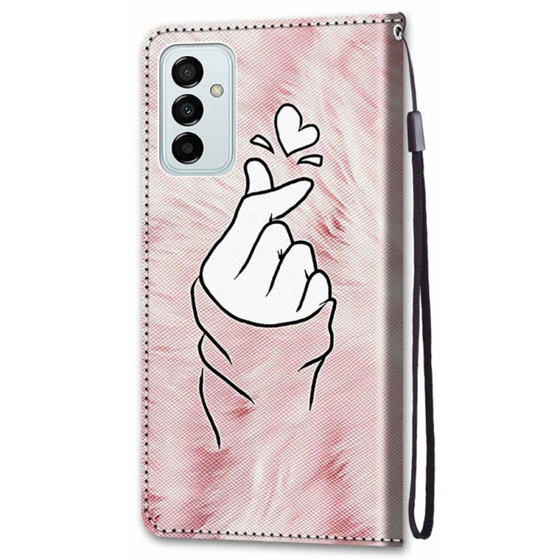 Kotelot Samsung Galaxy M23 5G Finger Heart