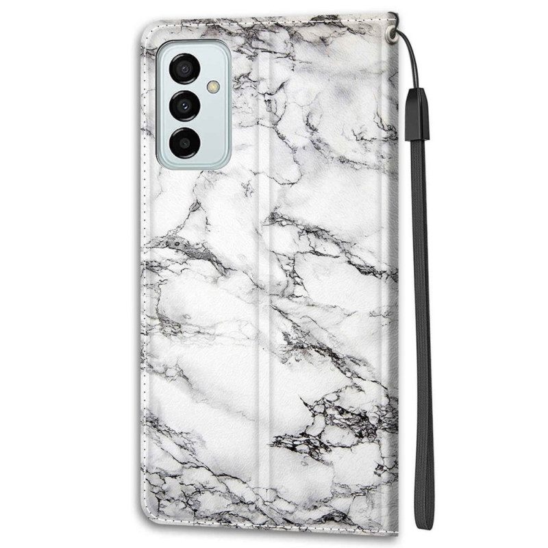 Kotelot Samsung Galaxy M23 5G Marble Ja Lanyard