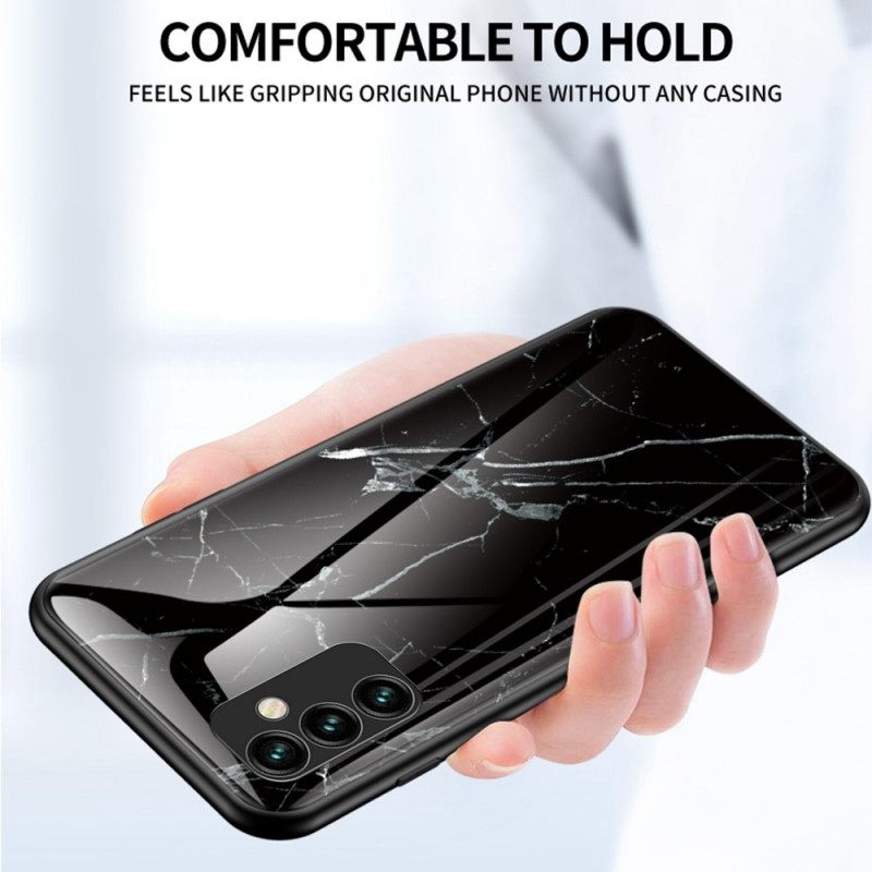 Kuori Samsung Galaxy M23 5G Tempered Glass Marble Colors