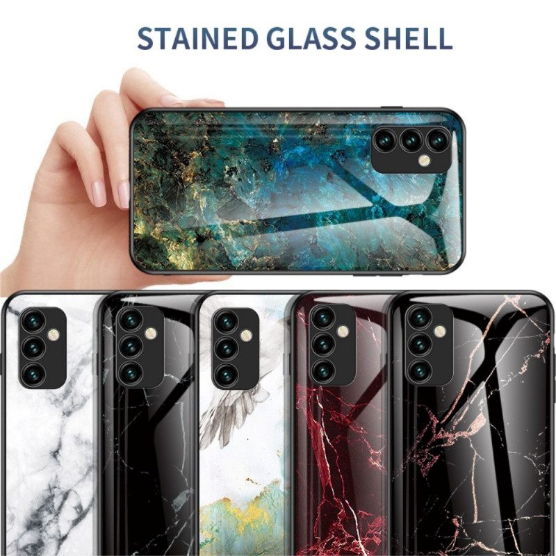 Kuori Samsung Galaxy M23 5G Tempered Glass Marble Colors