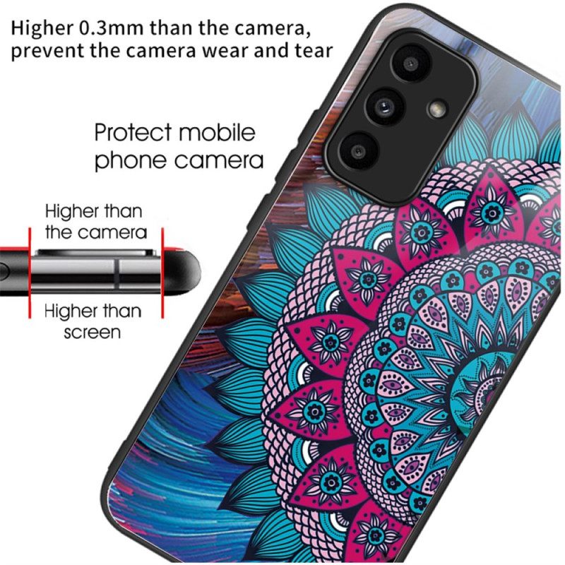 Case Samsung Galaxy A15 Puhelinkuoret Mandala Karkaistu Lasi