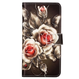 Kotelot Samsung Galaxy A15 Strap Roses