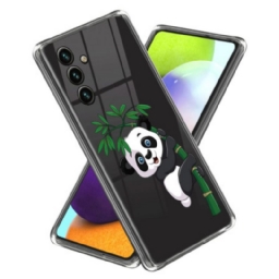 Kuori Samsung Galaxy A15 Panda- Ja Bambukuviokotelo