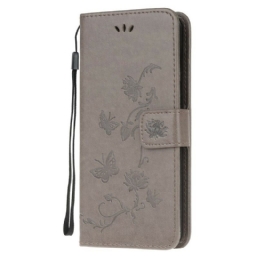 Flip Case Samsung Galaxy S10 Lite Suojaketju Kuori Butterflies And Flowers Things