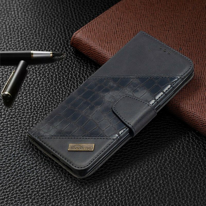 Kotelot Samsung Galaxy S10 Lite Classic Crocodile Skin Effect