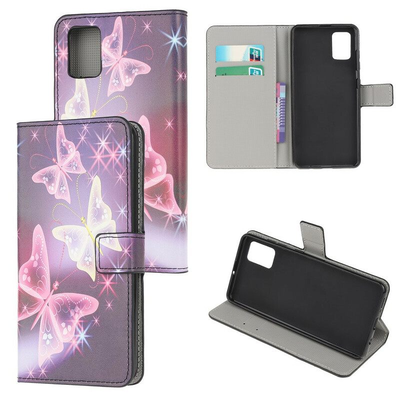 Kotelot Samsung Galaxy S10 Lite Neon Butterflies