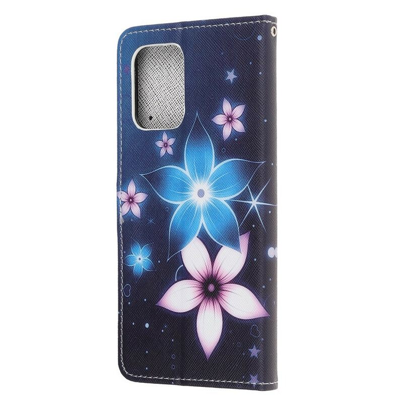 Kotelot Samsung Galaxy S10 Lite Suojaketju Kuori Lunar Strap Flowers