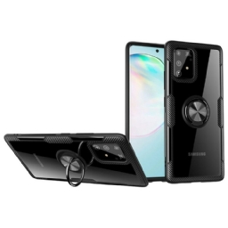 Kuori Samsung Galaxy S10 Lite Carbon Fiber Metallirengas