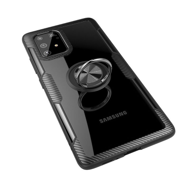 Kuori Samsung Galaxy S10 Lite Carbon Fiber Metallirengas