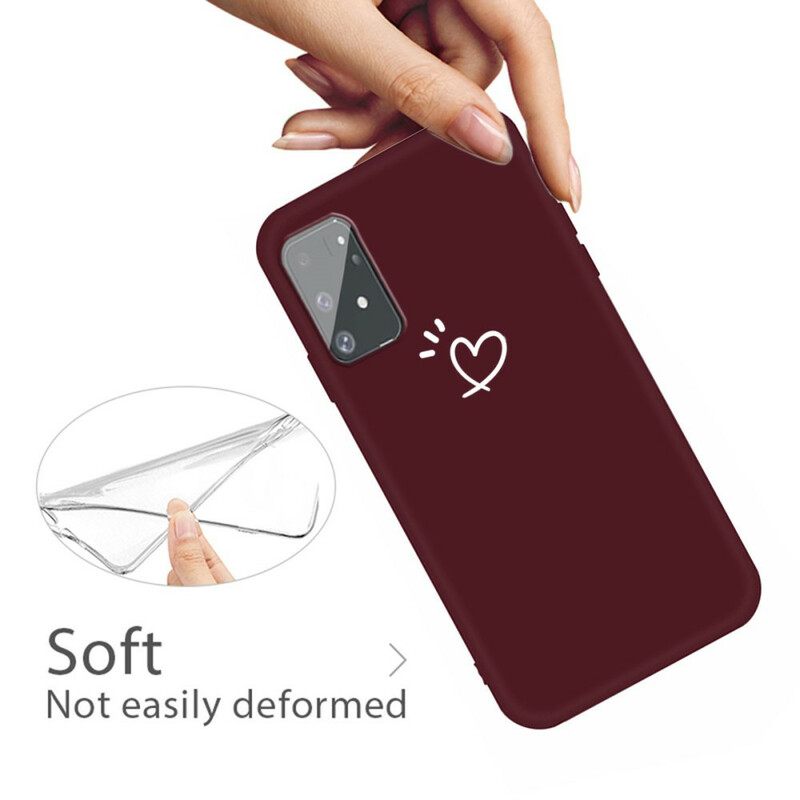 Kuori Samsung Galaxy S10 Lite Silicone Beating Heart