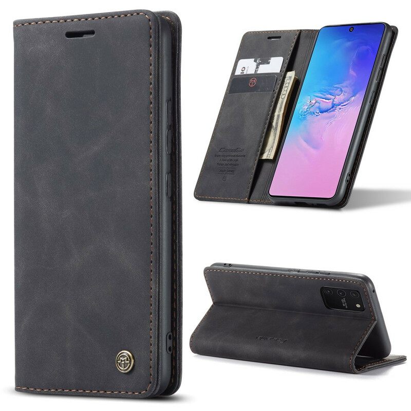 Puhelinkuoret Samsung Galaxy S10 Lite Kotelot Flip Caseme Keinonahka