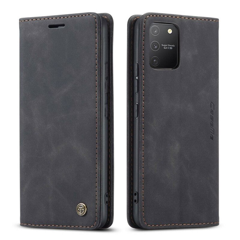 Puhelinkuoret Samsung Galaxy S10 Lite Kotelot Flip Caseme Keinonahka