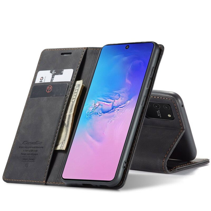 Puhelinkuoret Samsung Galaxy S10 Lite Kotelot Flip Caseme Keinonahka