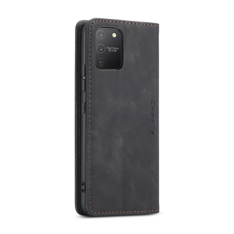 Puhelinkuoret Samsung Galaxy S10 Lite Kotelot Flip Caseme Keinonahka