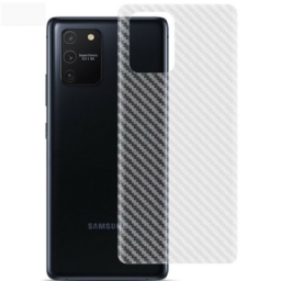 Takakalvo Samsung Galaxy S10 Lite Carbon Style Imak Puhelimelle