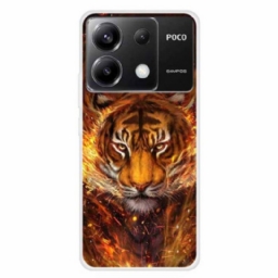 Case Poco X6 5g Puhelinkuoret Tiger In Flame