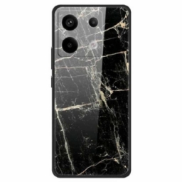 Kuori Poco X6 5g Platinum Black Grain Tempered Glass