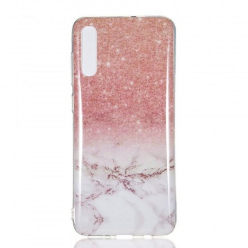 Case Samsung Galaxy A70 Glitter Marble