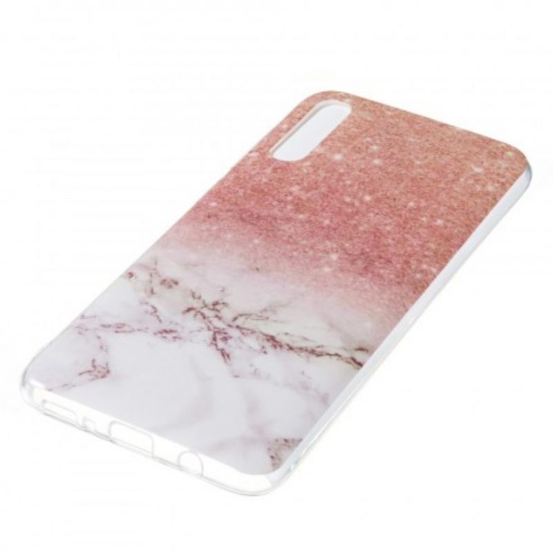 Case Samsung Galaxy A70 Glitter Marble