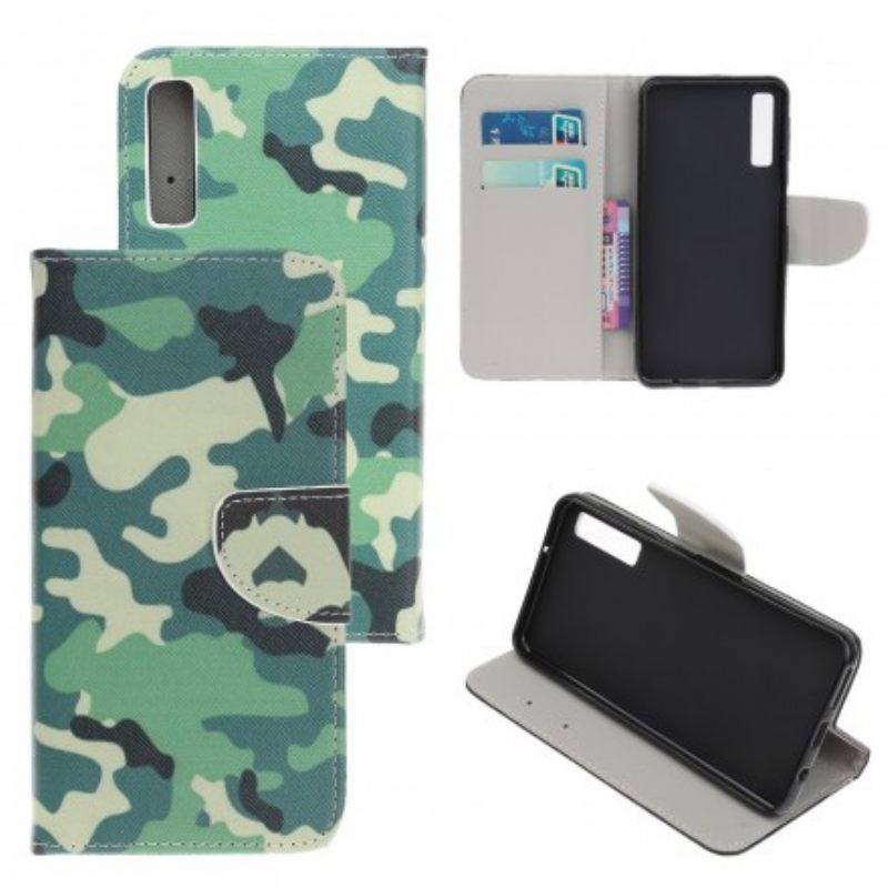 Flip Case Samsung Galaxy A70 Military Camouflage