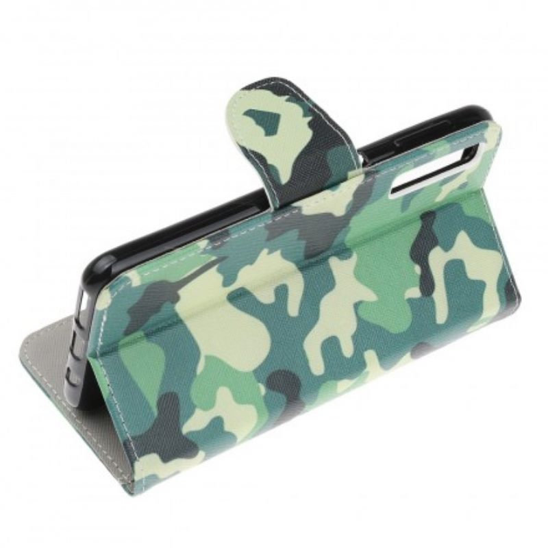 Flip Case Samsung Galaxy A70 Military Camouflage