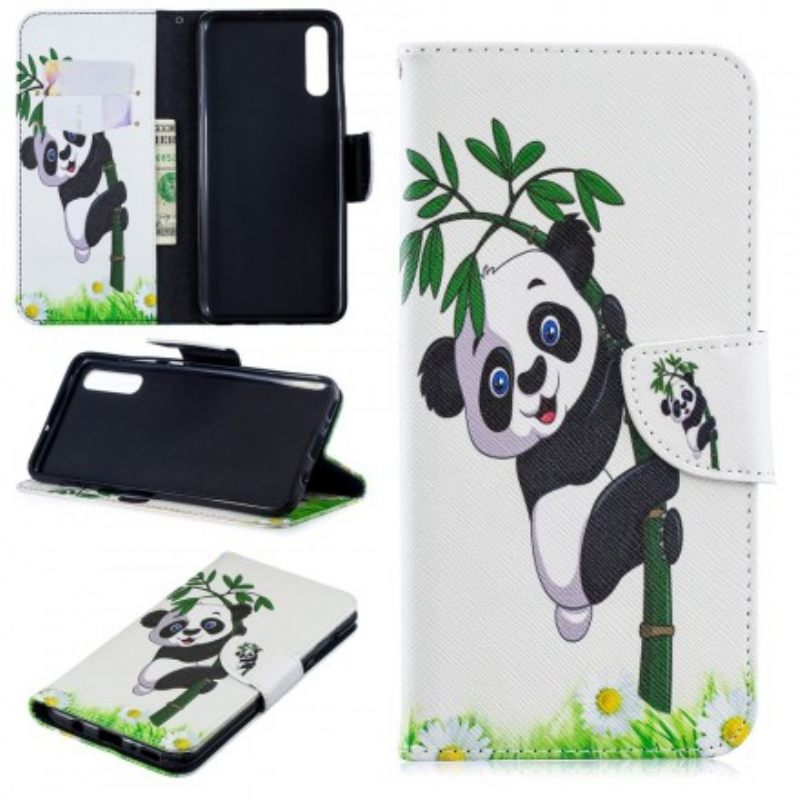 Flip Case Samsung Galaxy A70 Panda Bambulla