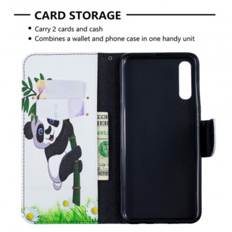 Flip Case Samsung Galaxy A70 Panda Bambulla