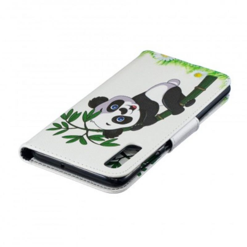 Flip Case Samsung Galaxy A70 Panda Bambulla