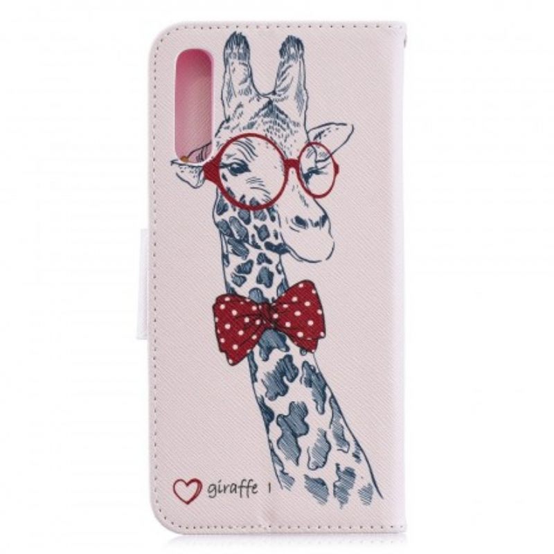 Kotelot Samsung Galaxy A70 Brainy Giraffe