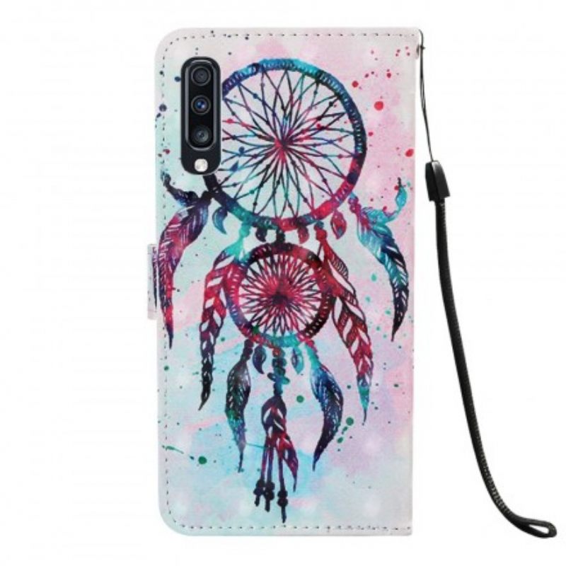 Kotelot Samsung Galaxy A70 Dream Catcher Red