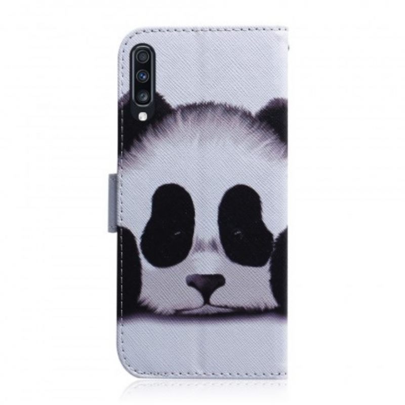 Kotelot Samsung Galaxy A70 Panda Kasvot