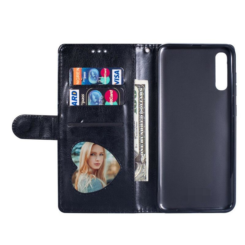 Kotelot Samsung Galaxy A70 Suojaketju Kuori Glitter Strap Kolikkokukkaro