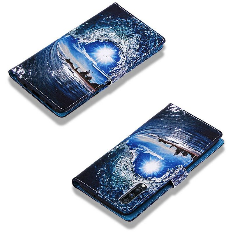 Kotelot Samsung Galaxy A70 Suojaketju Kuori Reveries Lanyard Landscape