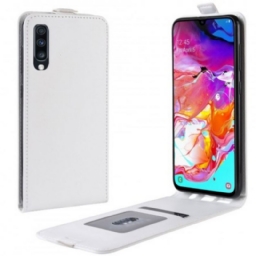 Kotelot Samsung Galaxy A70 Taitettava Nahkaefekti