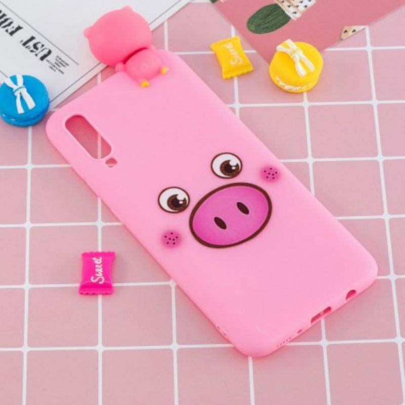 Kuori Samsung Galaxy A70 Apollo The Pig 3d