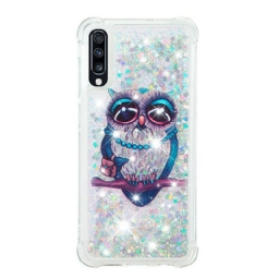 Kuori Samsung Galaxy A70 Miss Owl Glitter