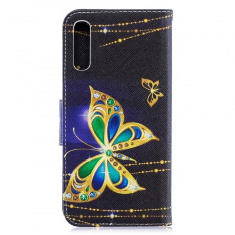 Nahkakotelo Samsung Galaxy A70 Magic Butterfly